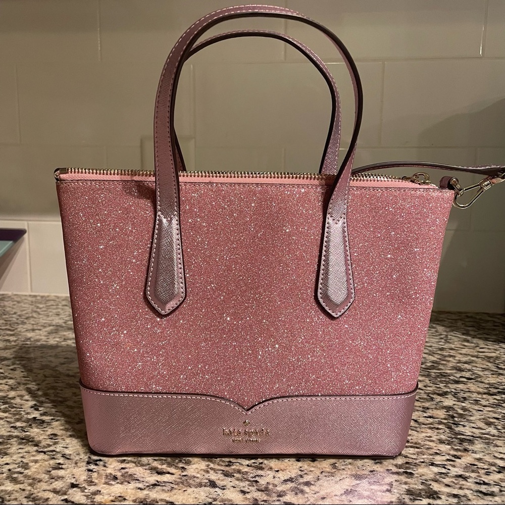 Kate Spade Pink Glitter Purse